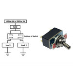 ON/ON Change-Over Toggle Switch 4 Amp 125VAC